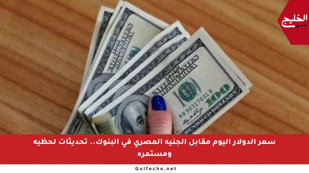 سعر الدولار اليوم مقابل الجنيه المصري في البنوك.. تحديثات لحظية ومستمرة